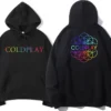 2023 British Pop Band 100 Cotton Hoodie Coldplays Black Fashionable Casual High Quality Printed Comfortable Fit - Coldplay Merch