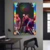 C Coldplay Band Poster Gallery Prints Wall Decals Home Decor Decoration Self Adhesive Living Room Sticker 7 - Coldplay Merch