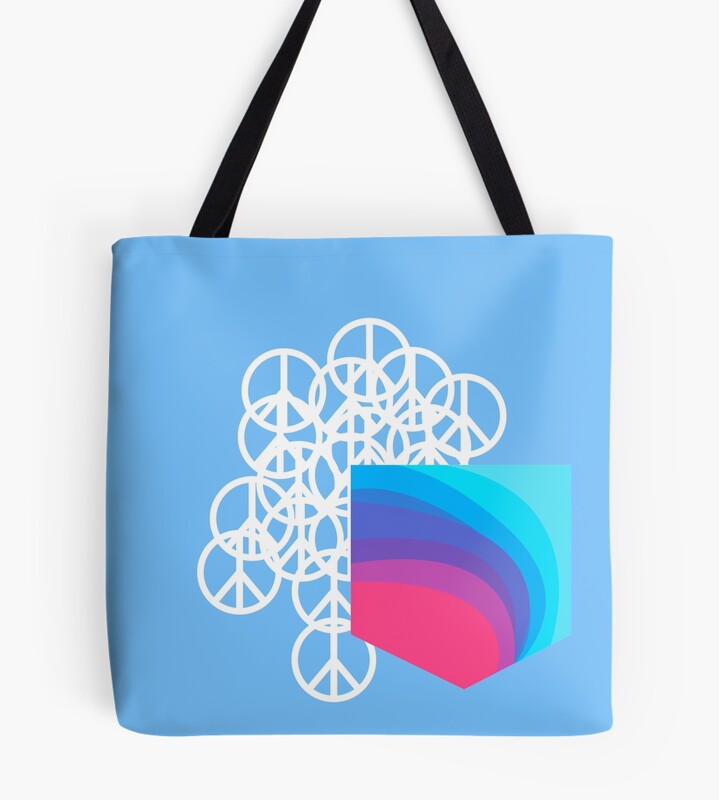 Peace Pocket Tote Bag